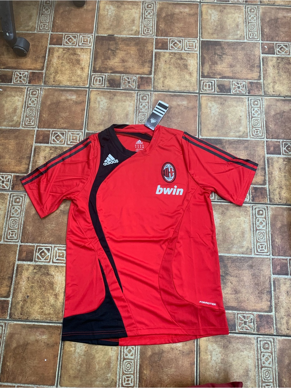 adidas AC Milan 2007/08 Retro Training Jersey size M